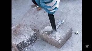 6/8/10/12 Inches Chisel Concrete Tool Flat Chisel Head Masonry Cement Stone Splitter Chrome Vanadium Steel for Concrete Brick Wall Rock Industrial Grade Flat Chisel Chrome Vanadium Steel Forging Cement Steel Wall Construction Site Brick