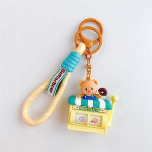 พวงกุญแจหมีเนย พวงกุญแจ butter bear 🐻 น้องหมีน่ารัก