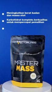 VECTORLABS MASTER MASS 6 LB/ LBS/ 2.700 GRAM - GAINER SUSU PENAMBAH BERAT BADAN - BPOM