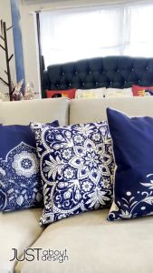 Throw Pillow Cover 45cm Tile Patterns Colour Palette Pillowcase Sofa Cushion Cover Square