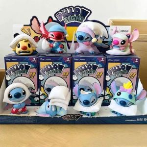 Disney | Cartoon Stitch Blind Box Dolls Trendy Play Pillow Fight Themed Cute Peripheral Figurines Model Toys Desktop Ornaments Birthday