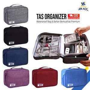 [KN ACC] PORTABLE BAG TAS PENYIMPANAN KABEL DATA / CHARGER