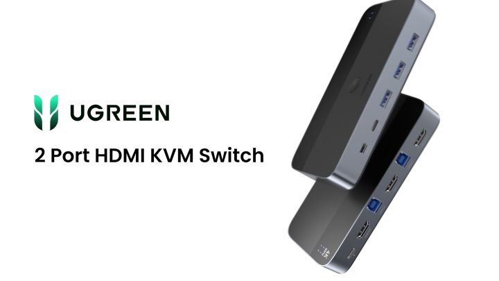 Ugreen Hdmi Kvm Switcher Box K Hz In Out Ultra Hd Hdmi For