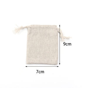5/10Pcs Linen Drawstring Bags Multiple Sizes Coin Money Card Holder Gift Jewellery Pouch Cosmetic Washing Storage Bags Supply