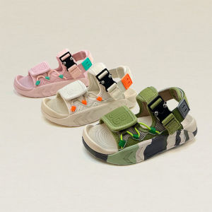 Camouflage Sandals Soft Bottom Beach Shoes for Boys And Girls Casual Style Summer New Arrival Childrens Footwear PU Leather