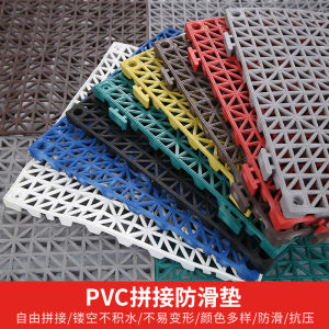 Bathroom Shower Kitchen Floor Mat Anti-Slip Thickened Hollow out Water Proof Non-Slip Plastic Rug for Toilet And Kitchen