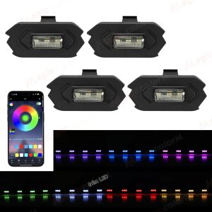 Đèn Lưới Tản Nhiệt RGBW Cho Xe Ford Ranger T9 2022-2025 Đèn LED DRL Chạy Ban Ngày Phía Trước Điều Khiển Bằng Ứng Dụng Siêu Sáng Tuổi Thọ Cao Chống Nước