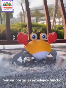 ToysgeniX Gift For Kids Cute Uncatchable Crab Toy Sensory Crawling Crab Toy Mainan Ketam Comel Tidak Boleh Ditangkap