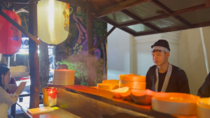 Bếp hấp dimsum 4 xửng model ASQ-4H 220V/3kW: hấp bánh bao xíu mại há cảo sủi cảo và các món hấp khác