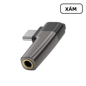 Bộ Chuyển Đổi Tai Nghe USB C Sang 3.5mm Dạng Khuỷu Tay Cáp Âm Thanh Kỹ Thuật Số Mini Cho iPhone 15/16 Samsung Huawei - Chất Lượng Âm Thanh HiFi