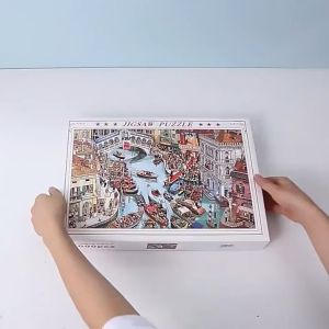 Tranh ghép hình 1000 mảnh One Piece - Đảo hải tặc Team Mũ Rơm. Kích thước: 75x50 cm