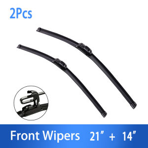 U/J Hook Type Car Wiper Set 21"+14" Windshield Wipers For Toyota Yaris Vitz MK1 MK2 1999-2005 Front Window Wiper Blades