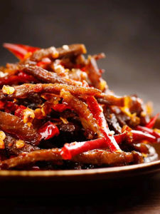 Spicy Cold Eating Beef Jerky Snack Sichuan Specialty Hand Torn Flavorful Self-Gong Hua Series Beer Accompaniment