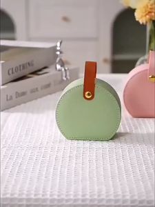 With handle Portable Jewelry Travel Earring Ring Women Gifts Necklace storage Box Organizer Case
