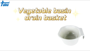 Talea Kitchen Sink Hanging Dish Rack Draining Basket Plastic Drip Tray Vegetable Basket (QD016C002)