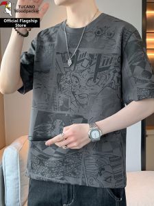 TUCANO | Anime Print Casual Loose Fit Heavy Duty T-Shirt