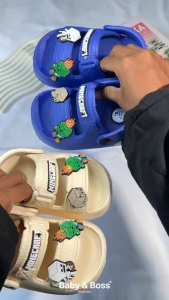 Baby & Boss - Sandal Cit Cit Anak Laki Laki Minecraft Viral Kekinian Anti Slip Size 21-26