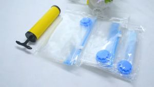 Vacuum Compression Bag Storage Bag Reusable Space Saving Vacuum Bag Resealable Storage Bag