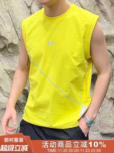 Outdoor Sports Vest 4D Tailoring Moisture Wicking Quick Dry Summer Couple Functional Mesh round Neck Tank Top Youth Style