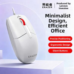 Lenovo | Comfortable Quiet Multi-Device Compatible Mouse Wired (USB)