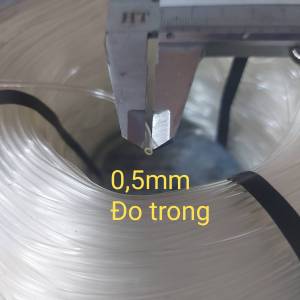 Óng Nhựa Dẻo Trong Suốt Phi Ngoài 2mm Đo Trong 0.5mm