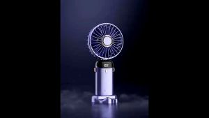 พัดลมมือถือ แบบพกพา ชาร์จ USB พัดลมระบายความร้อน ฤดูร้อน ดีไซน์สวย ขนาดกระทัดรัด ปรับเกียร์ได้ 5 ระดับ  จัดส่งที่รวดเร็ว