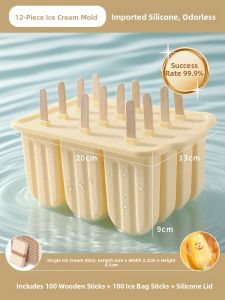 AMW | Food-Grade Silicone Ice Pop Molds with Automatic Release