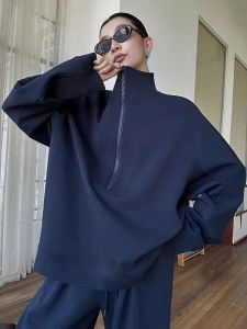 YEBO | Plus Size Zip Collar Warm Oversized Jacket