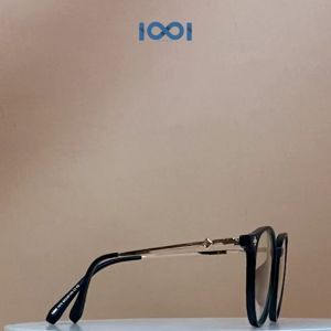 IOOI Eyewear - Kacamata Bulat Metal TR90 Elastis Anti Radiasi Blueray Bluecromic Pria Wanita 1016