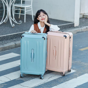 High Quality 20"22"24"26 Inch Womens Carry-on PC Cabin Travel Suitcase With Silent Wheels Password Lock Trolley Rolling Luggage Bag Baggage For Men Free Shipping