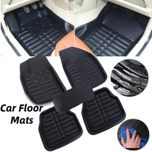5 Pcs/set Universal Car Floor Mats Pu Leather Car Floor Matting Waterproof Car Mat SUV Floor Liner