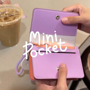 HILMYNA Twelve Mini Pocket กระเป๋าหนัง ไซส์มินิ พร้อมสายคล้อง ใส่บัตร ใส่ Airpods สลักชื่อฟรี!