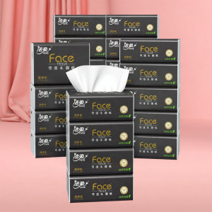 C&S | Unscented Home Use Black Face Tissues 100 Draws 30 Packs