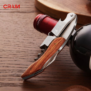 CRAIN | Multi-functional Waiters Friend Stainless Steel Wine & Beer Bottle Opener