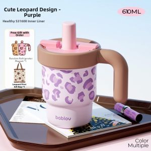 BABLOV| Attractive Womens Insulated Straw Cup