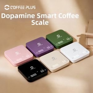 COFFEE PLUS | Coffee Dedicated Mini Smart Timing Rechargeable Waterproof Electronic Scale