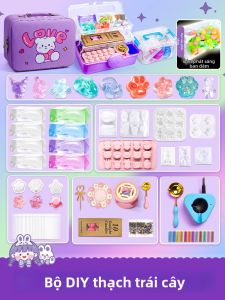 CHENYAO | Bộ Đồ Chơi Bột Nặn Thạch DIY Quà Tặng Sinh Nhật Cho Bé Gái