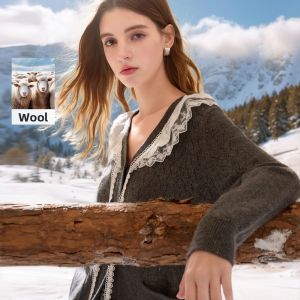 3COLOUR·S | New Winter Knit Cardigan V-Neck Sweater