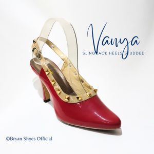 Bryan Vanya Heels Tali Slingback Pesta Rockstude 5cm 9cm Mules Jumbo Bigsize Oversize 36-40 41 42 43