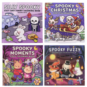 Adult Coloring Book with Lovely And Creepy Creatures in Cozy Moments - Perfect for Relaxation And Stress Relief