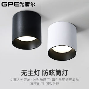 Deep Cup Anti-Dazzle round Minimalist LED Downlight Ceiling Mounted Living Room Bedroom Small Absorption Top No Main Light
