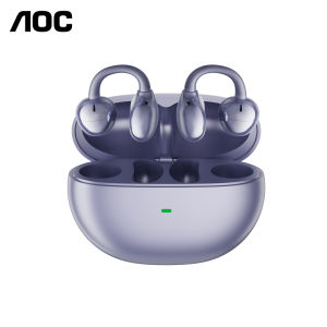 AOC | Choice AOC ACD2544 Wireless Bluetooth Earphones Ear Clip Earbuds Surround Stereo Sound Low Latency Music Gaming Clear Calls