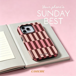 Potdemiel | Pink Cloud Ocean Wave For Case For iPhone 17 16 15 Pro Max TPU Anti-Scratch Outer Shell Raised Screen CaseChic