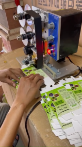 Combo MÁY + MỰC INDATE bán tự động HP-241B máy indate bán tự động in NXS HSD