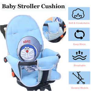 Foldable Stroller Seat Cover Double-sided Cotton+general Accessories of Ice Cushion Stroller