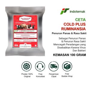 Cetavit Cold Plus Ruminansia - Penurun Panas dan Rasa Sakit untuk Sapi Kambing Domba