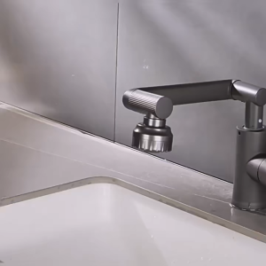 Dual Mode Outlet 1080° Swivel Faucet - Hot and Cold Table Top Mounted Bathroom Water Mixer
