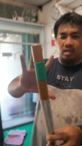 KLEM PREMIUM SRL SET ATUR TINGGI RENDAH PIPA GALAH SAWIT DENGAN KARET EXTRA PANJANG 6 CM DAN KAYU 24 CM DARU DARU COD