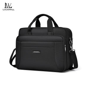 LouisWill Fashion Mens Shoulder Bag Extra-large Capacity Messenger Bag Fashion Trend Travel Bag Business Bag Handbag Lightweight Casual Bag Fashion Leisure Sport Street Bag for College Student