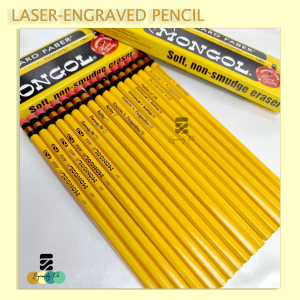 Engravify.Ph | Original Pencil Mongol 2 with FREE Engraving Personalized Pencil with Name| Customized Pencil with Name | Pencil for kids | Personalized Pencil engraved | School Supplies | Mongol Pencil